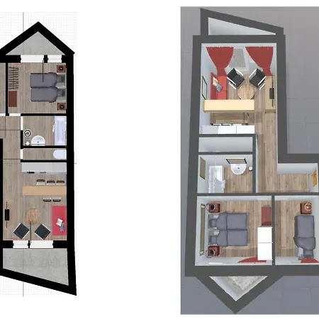 Apartment Lumineux Skis Aux Pieds Pour 6 Pers. Avec Wifi - - Fr-1-694-258 *